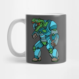 T-Rex Dinosaur Robot Mug